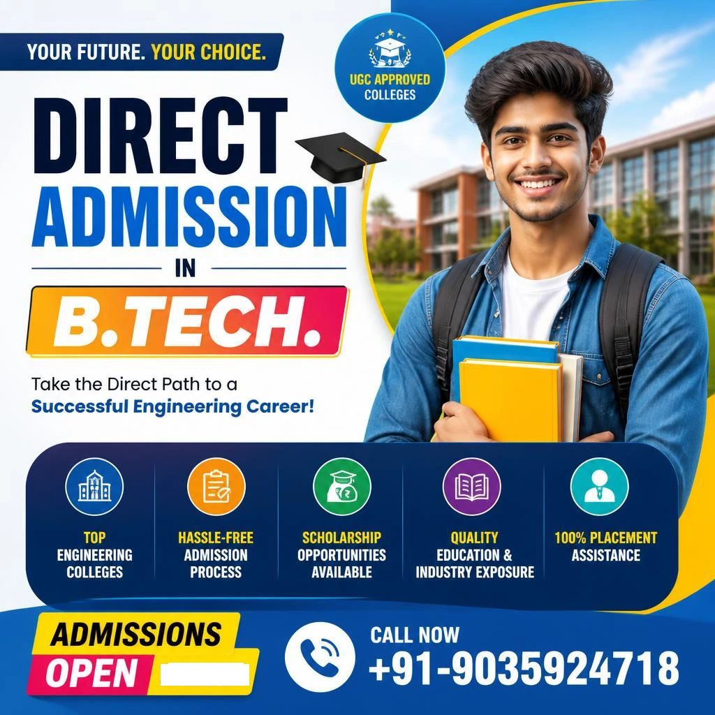 Direct Admission in B.Tech
