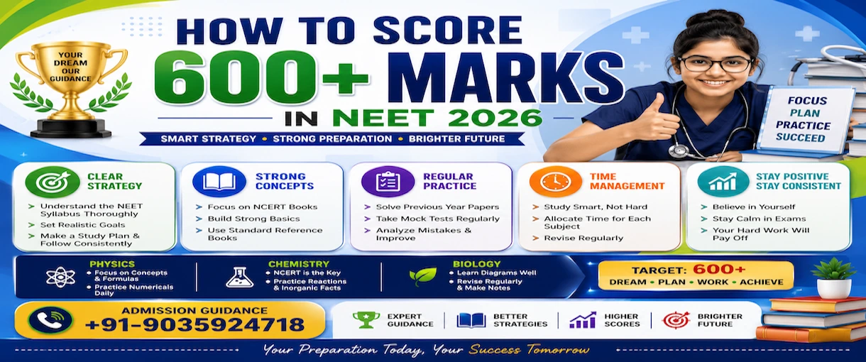 How to Score 600 Marks in NEET