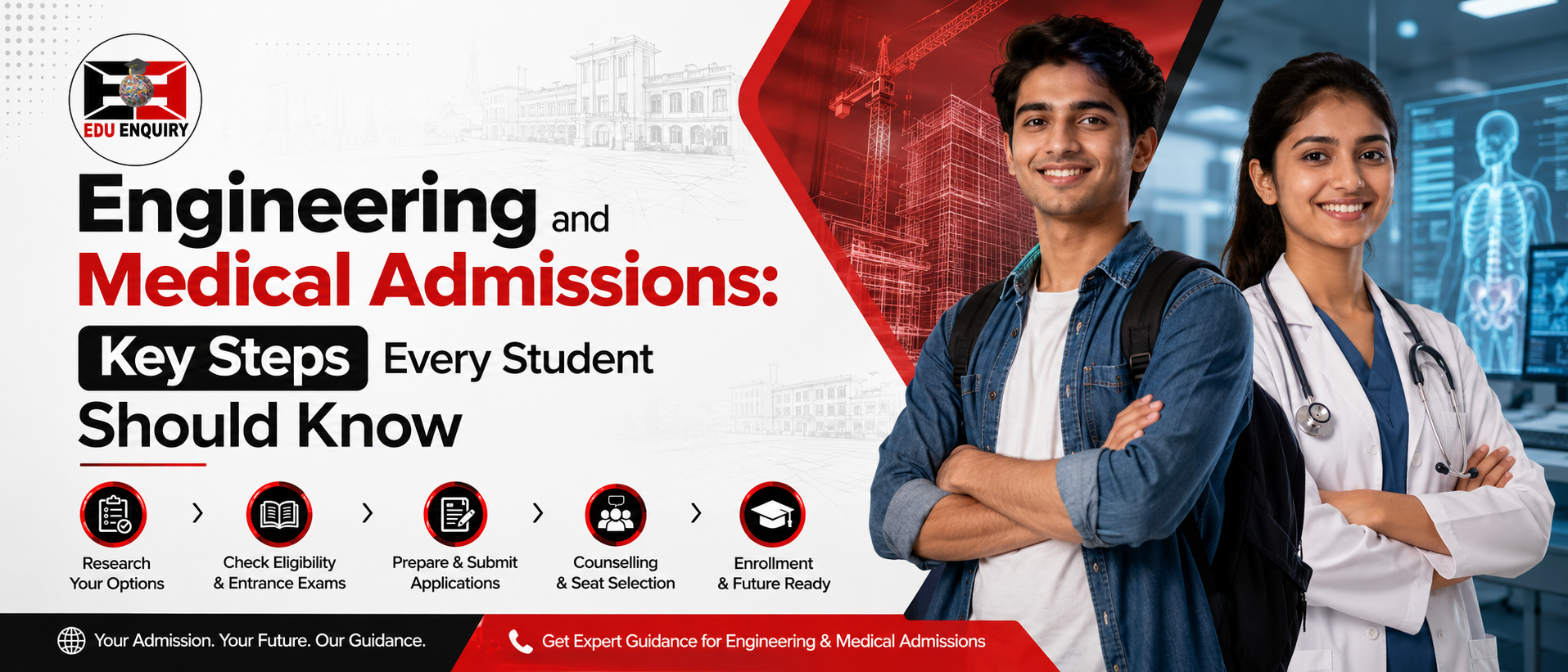 Engineering and medical admissions