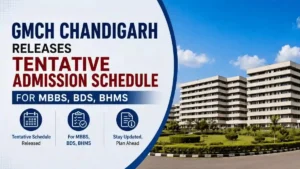 GMCH Chandigarh Counselling Schedule 2026
