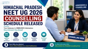 Himachal Pradesh NEET UG 2026 Counselling Schedule Released