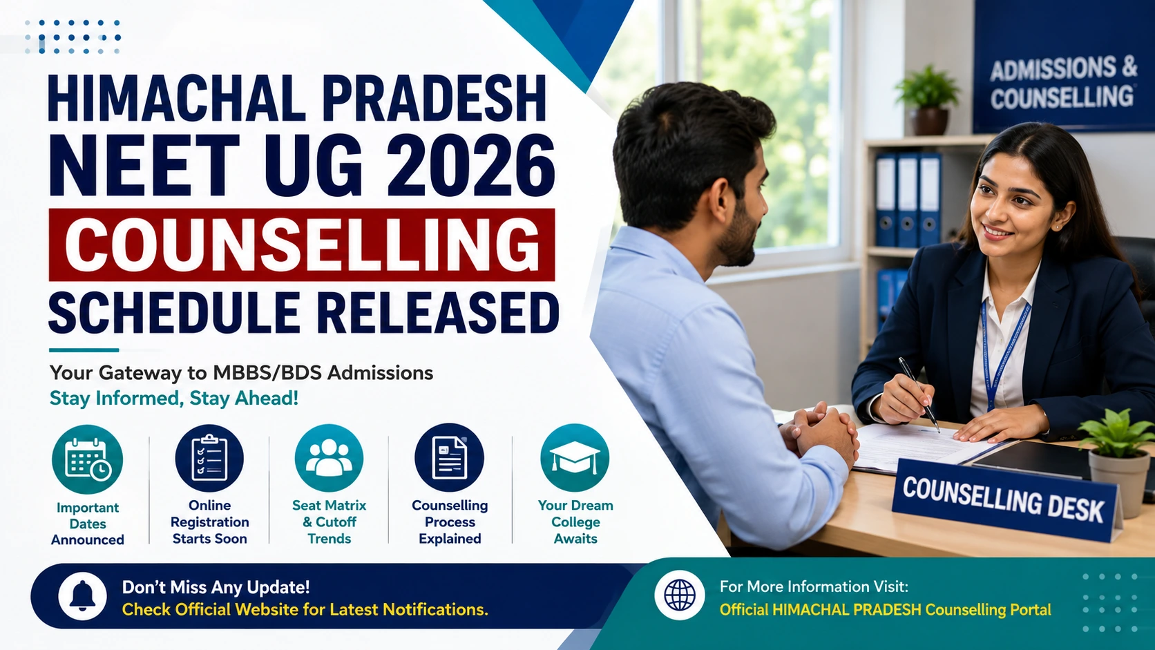 Himachal Pradesh NEET UG 2026 Counselling Schedule Released