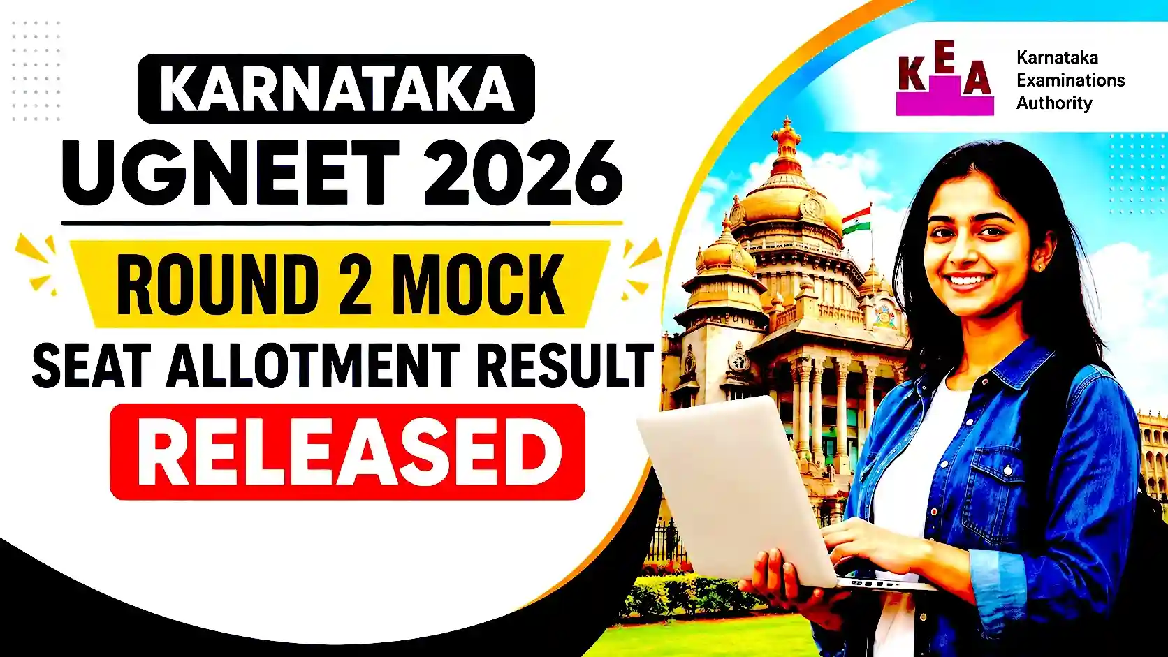 Karnataka UGNEET 2026 Round 2 Mock Seat Allotment Result Released
