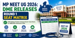 MP NEET UG 2026- DME Releases Round 1 Seat Matrix