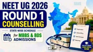NEET UG 2026 Round 1 Counselling State Wise Schedule