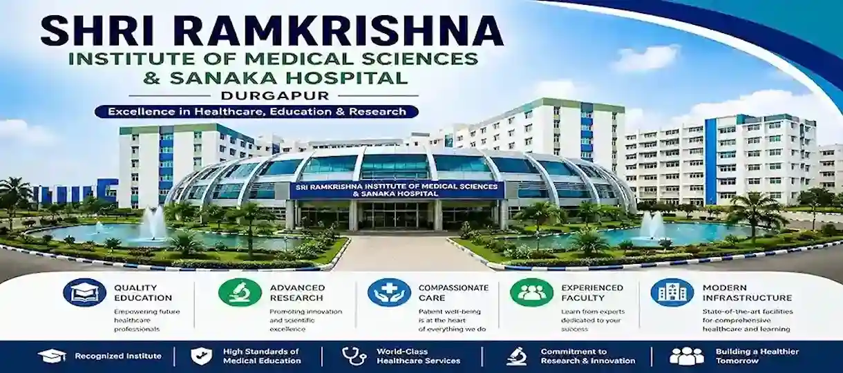 Shri Ramkrishna Institute of Medical Sciences and Sanaka Hospital banner