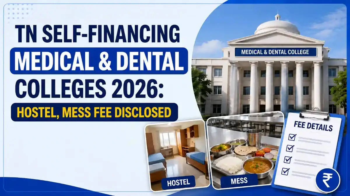 TN Self Financing Medical & Dental Colleges Fee Disclosure 2026