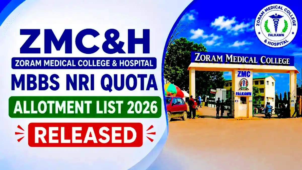 ZMC&H Falkawn MBBS NRI Quota 2026 Provisional List Released