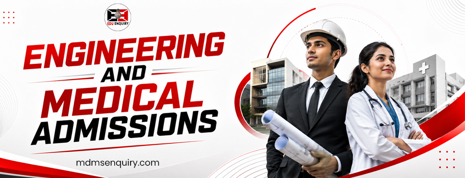 Engineering and medical admissions