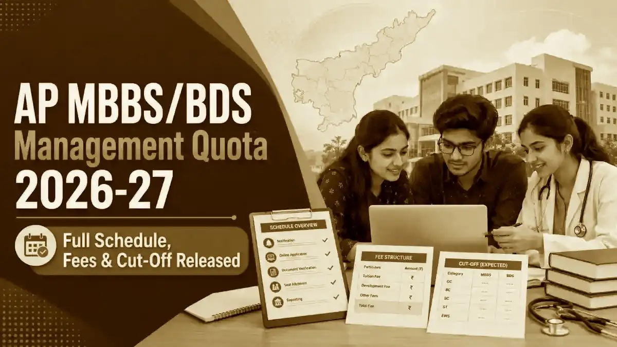 AP MBBS BDS Management Quota 2026