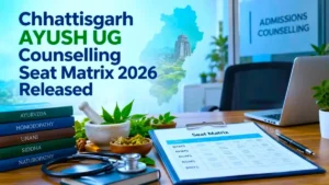 Chhattisgarh AYUSH UG Counselling Seat Matrix 2026-27 Released
