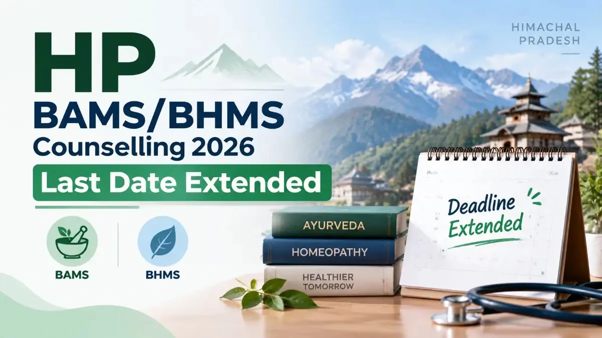 HP BAMS BHMS Counselling 2026 Registration Open