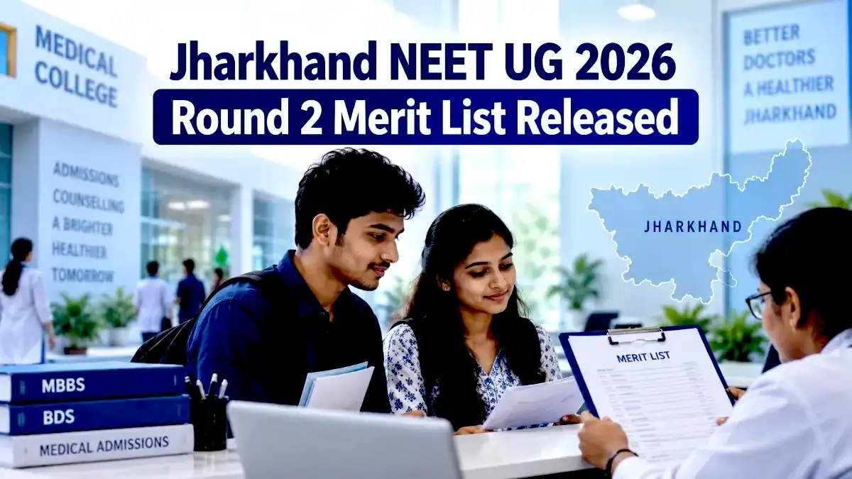 Jharkhand NEET UG 2026 Round 2 Merit List Released
