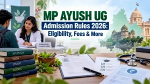 MP AYUSH UG Admission Rules 2026 Eligibility Fees More