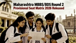 Maharashtra MBBS_BDS Round 2 Provisional Seat Matrix 2026 Released