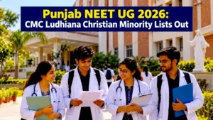 Punjab NEET UG 2026 CMC Ludhiana Christian Minority Lists Out