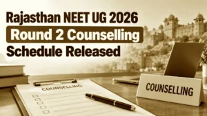 Rajasthan NEET UG 2026 Round 2 Counselling Schedule Released