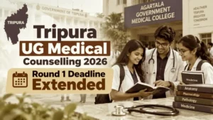 Tripura UG Medical Counselling 2026 Round 1 Deadline Extended