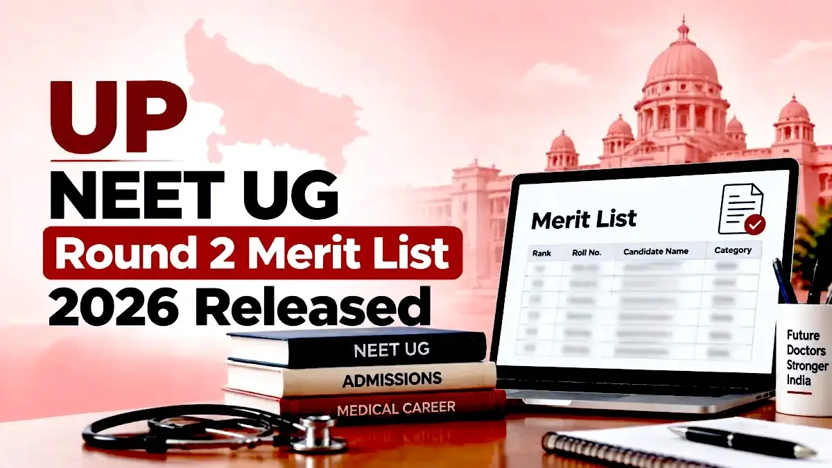 UP NEET UG Round 2 Merit List 2026 Released