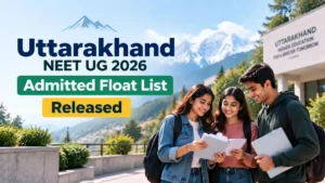 Uttarakhand NEET UG 2026 Admitted Float List Released