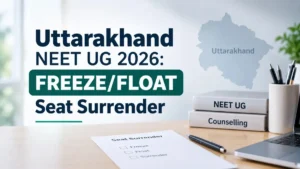Uttarakhand NEET UG 2026 FREEZE_FLOAT Seat Surrender