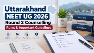 Uttarakhand NEET UG 2026 Round 2 Counselling Rules