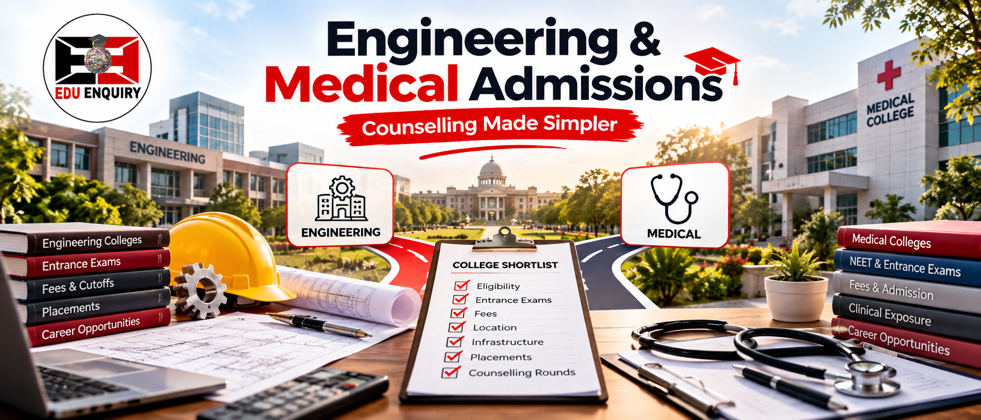 engineering and medical admissions