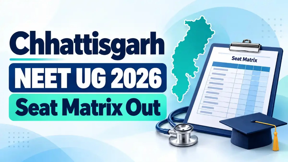 Chhattisgarh NEET UG 2026 Seat Matrix Out