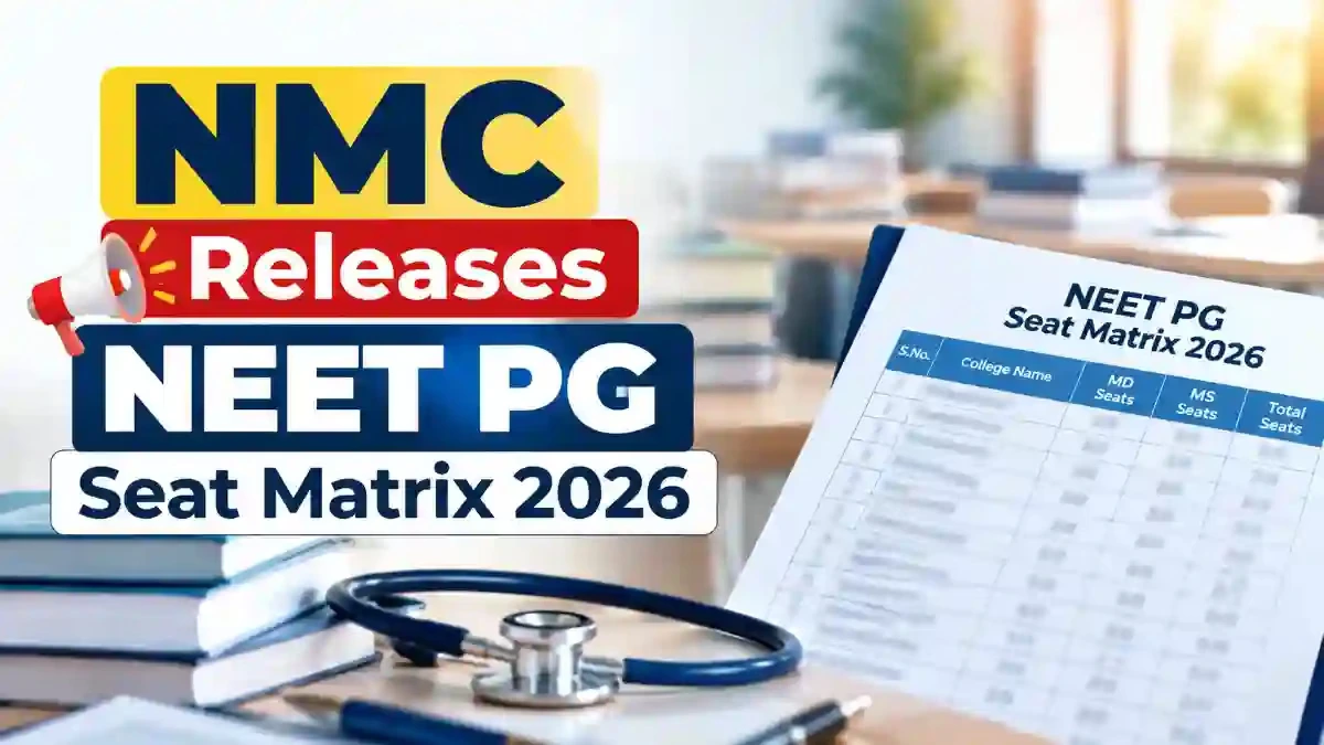 NMC Releases NEET PG Seat Matrix 2026